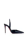 Christian Louboutin Louboutin With Heel Black In Blue