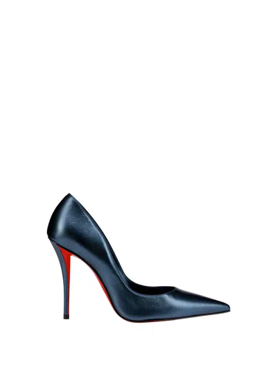 Christian Louboutin Sporty Kate 85 Leather Pump In Blue