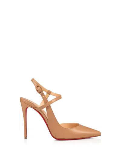 Christian Louboutin Louboutin With Heel Pink In Brown