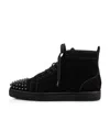 Christian Louboutin Black Louis Orlato Sneakers In Black