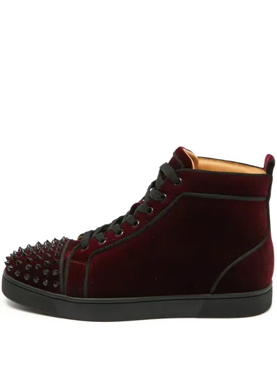 Pre-owned Christian Louboutin Louis High-top Sneakers