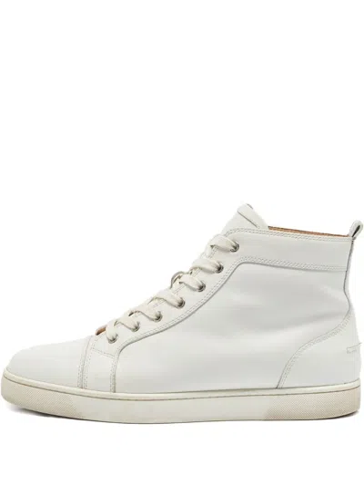 Pre-owned Christian Louboutin Louis High-top Sneakers