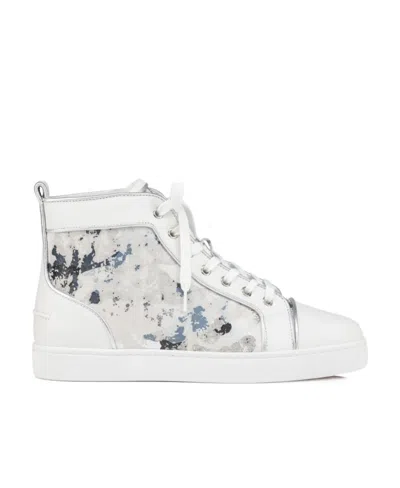 Christian Louboutin Louis High-top Sneakers In White