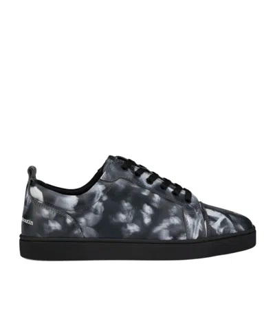 Christian Louboutin Louis Junior Leather Sneakers In Multi