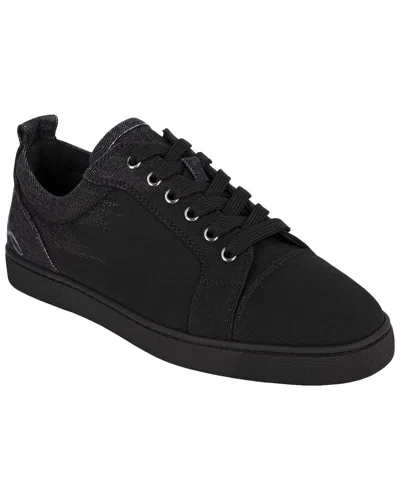 Christian Louboutin Louis Junior Leather Sneaker In Black
