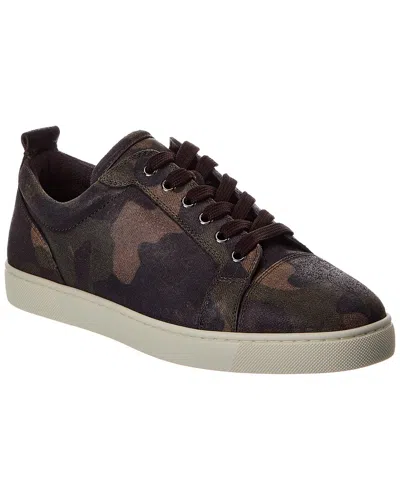 Christian Louboutin Louis Junior Leather Sneaker In Multi