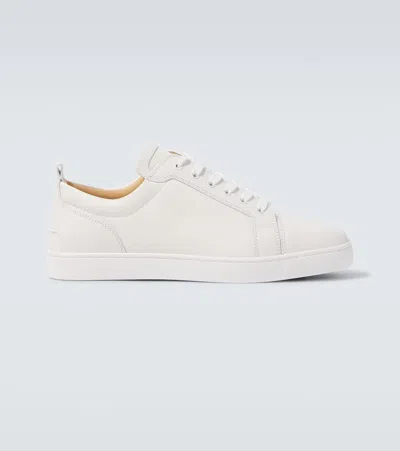 Christian Louboutin Louboutin Sneakers Louis Junior Mens Leather White
