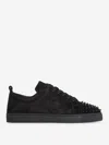 Christian Louboutin Men Louis Junior Spikes Borchie Punta Sneaker In Animal Print