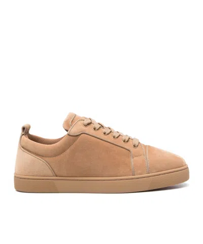 Christian Louboutin Louis Junior Sneakers In Nude