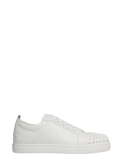 Christian Louboutin Louis Junior Sneakers In White