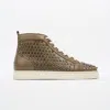CHRISTIAN LOUBOUTIN LOUIS JUNIOR SPIKES HIGH-TOPS / LEATHER