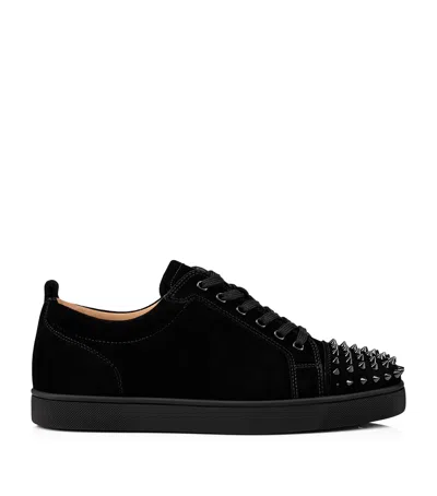 CHRISTIAN LOUBOUTIN LOUIS JUNIOR SPIKES LEATHER SNEAKERS