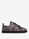 Christian Louboutin Louis Junior Spikes Sneakers In Black