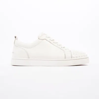 Christian Louboutin Louis Junior Spikes Sneakers Leather In White
