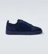 Christian Louboutin Mens Zaffiro Louis Junior Suede Low-top Trainers Eur 42.5 / 8.5 Uk