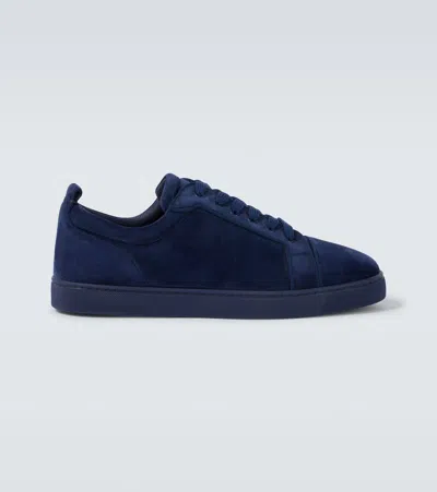 Christian Louboutin Louis Junior Suede Sneakers