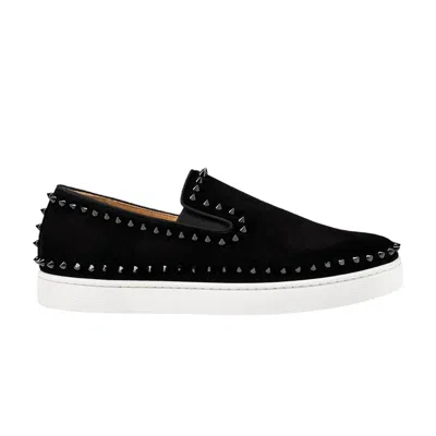 Pre-owned Christian Louboutin Louis Pik Pik Boat Flat 'mimosa Metal' | Yellow | Men's Size 40