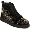 Christian Louboutin Louis Riptilis Spikes High Top Sneaker