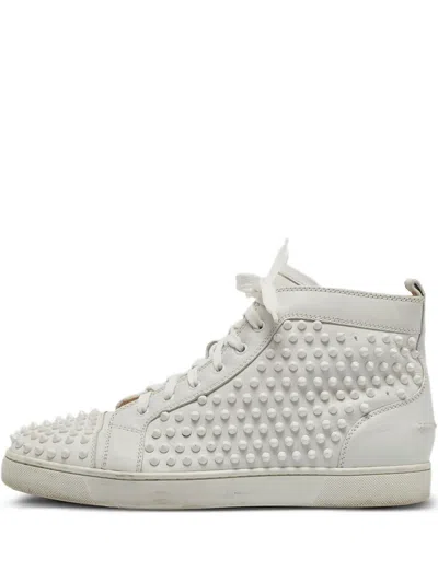 Pre-owned Christian Louboutin Louis Spikes Sneakers