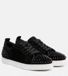 Christian Louboutin Louis Junior Spikes Leather Sneakers