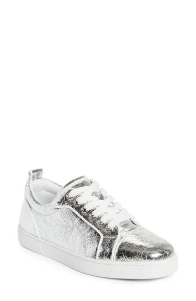 Christian Louboutin Louise Orlato Sneaker In Silver