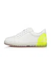 Christian Louboutin Low Lace-up Sneakers In White