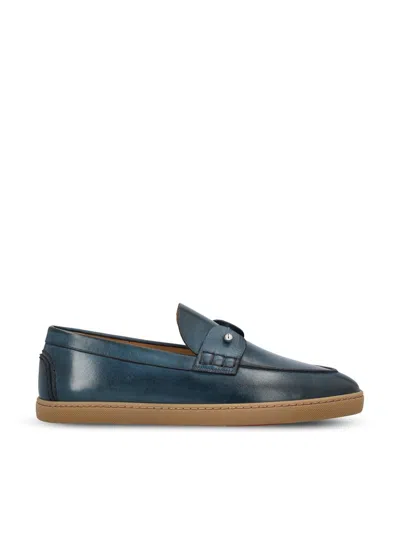 Christian Louboutin Chambeliboat Leather Loafer In Multi
