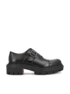Christian Louboutin Round-toe Loafers In Black