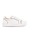 Christian Louboutin Vieirissima Low Top Sneaker In White