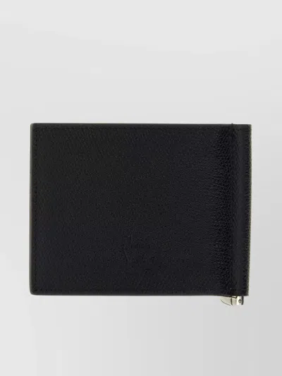 Christian Louboutin 'lunar Crest' Leather Card Holder