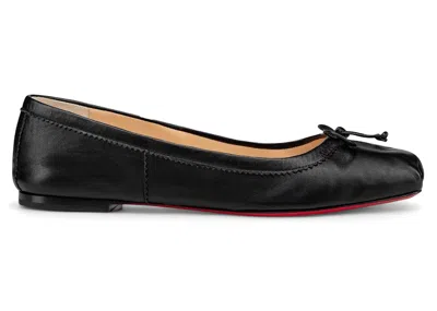 Pre-owned Christian Louboutin Mamadrague Flat Ballerinas (women's) Sneakers In Black