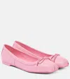 Christian Louboutin Ballerinas Mamadrague Aus Leder In Pink