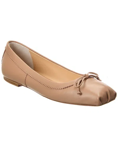 Christian Louboutin Mamadrague Leather Ballet Flats In Pink