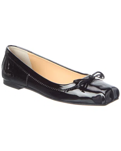 Christian Louboutin Mamadrague Patent Ballerina Flat In Black