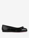 Christian Louboutin Square-toed Ballet Shoes In 黑色