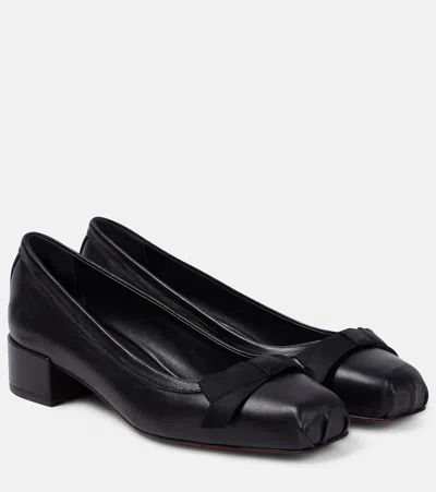 Christian Louboutin Pumps Mamaflirt Aus Leder In Schwarz