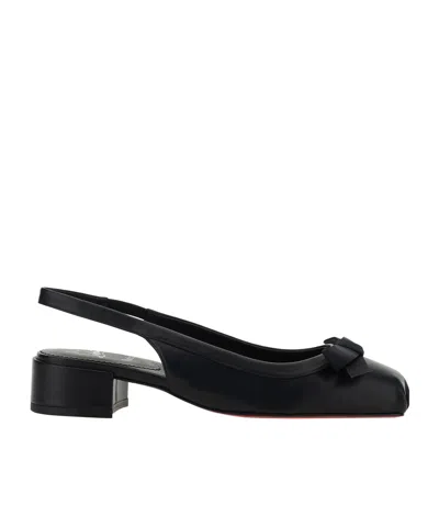 Christian Louboutin Mamaflirt 30mm Sling-back Pumps In Black