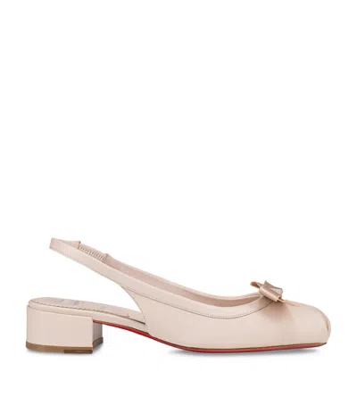 Christian Louboutin Mamaflirt Sling Nappa Leather Ballet Flats 30