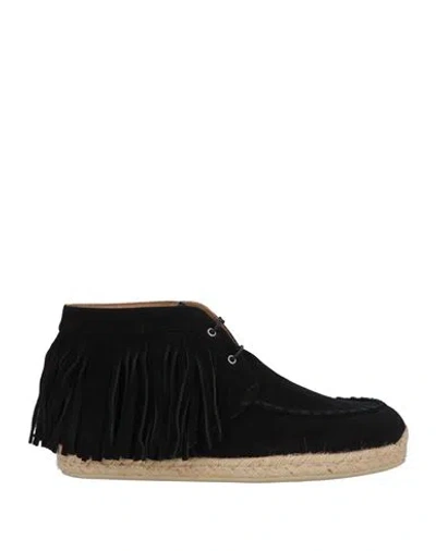 Christian Louboutin Man Ankle Boots Black Size 8 Leather