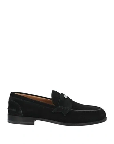 Christian Louboutin Man Loafers Black Size 7 Leather