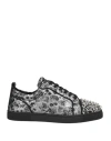Christian Louboutin Louis Junior Orlato Spikes Low Top Sneaker In Multi