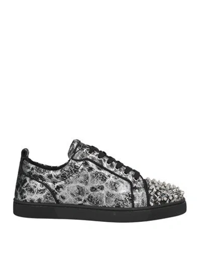 Christian Louboutin Man Sneakers Black Size 7 Leather