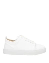 Christian Louboutin Rantulow White Leather Sneakers In White