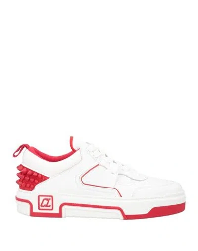 Christian Louboutin Sneakers Men White In Animal Print