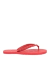 Christian Louboutin Man Thong Sandal Red Size 7 Rubber