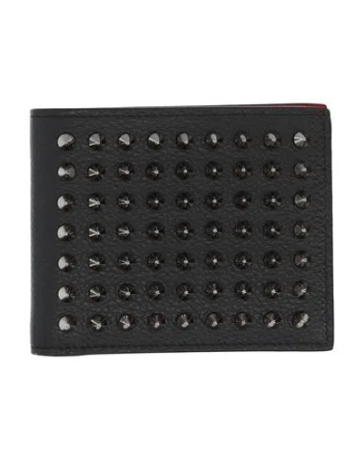Christian Louboutin Man Wallet Black Size - Calfskin