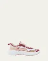Christian Louboutin Mara Flat Sneakers Rear Pull Tab Contrast Panels In Multi