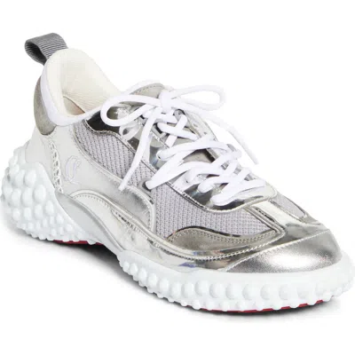 Christian Louboutin Mara Sneaker In Silver