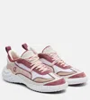 Christian Louboutin Mara Flat Sneakers Rear Pull Tab Contrast Panels In Multi
