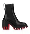 Christian Louboutin Marchacroche Dune Platform Chelsea Boot In Black
